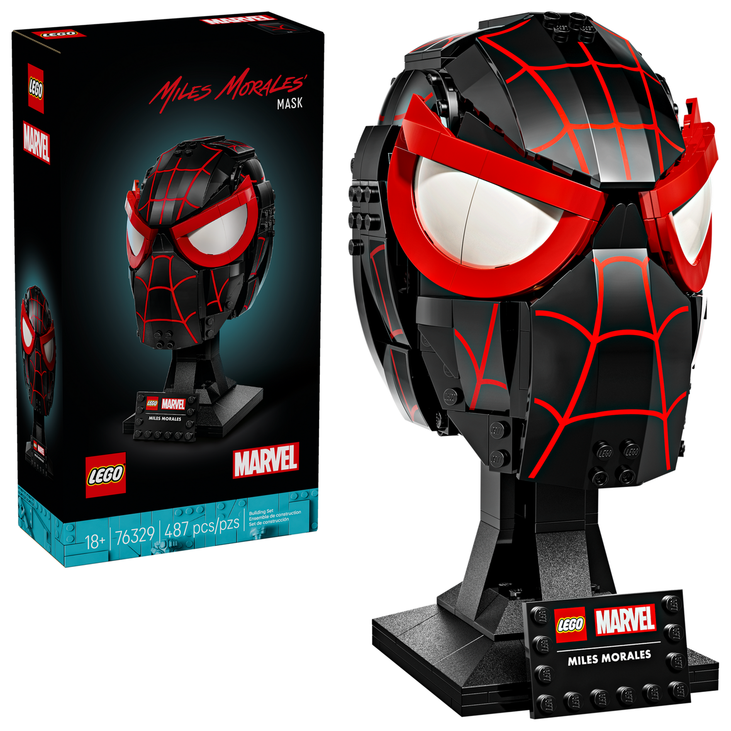 Marvel 76329 Miles Morales' Maske