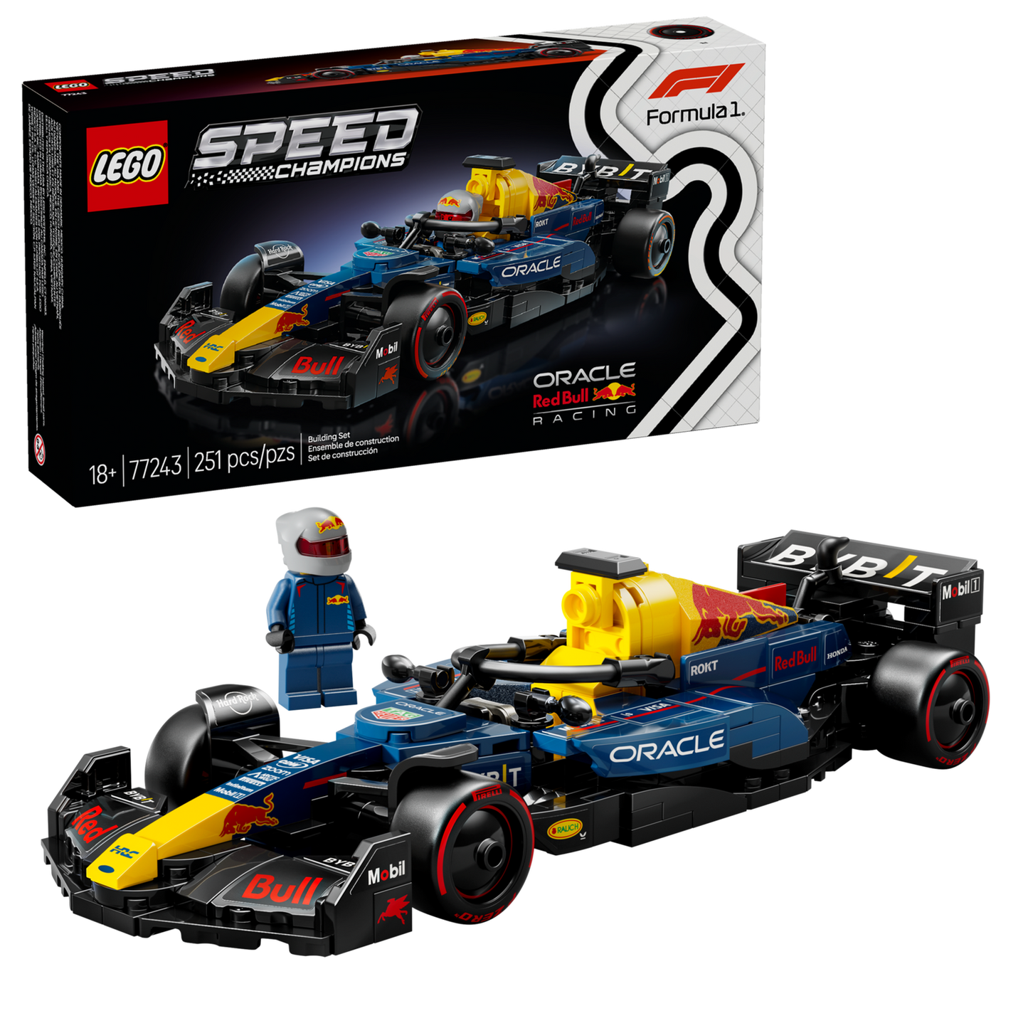 Speed Champions 77243 Oracle Red Bull Racing RB20 F1 Rennauto