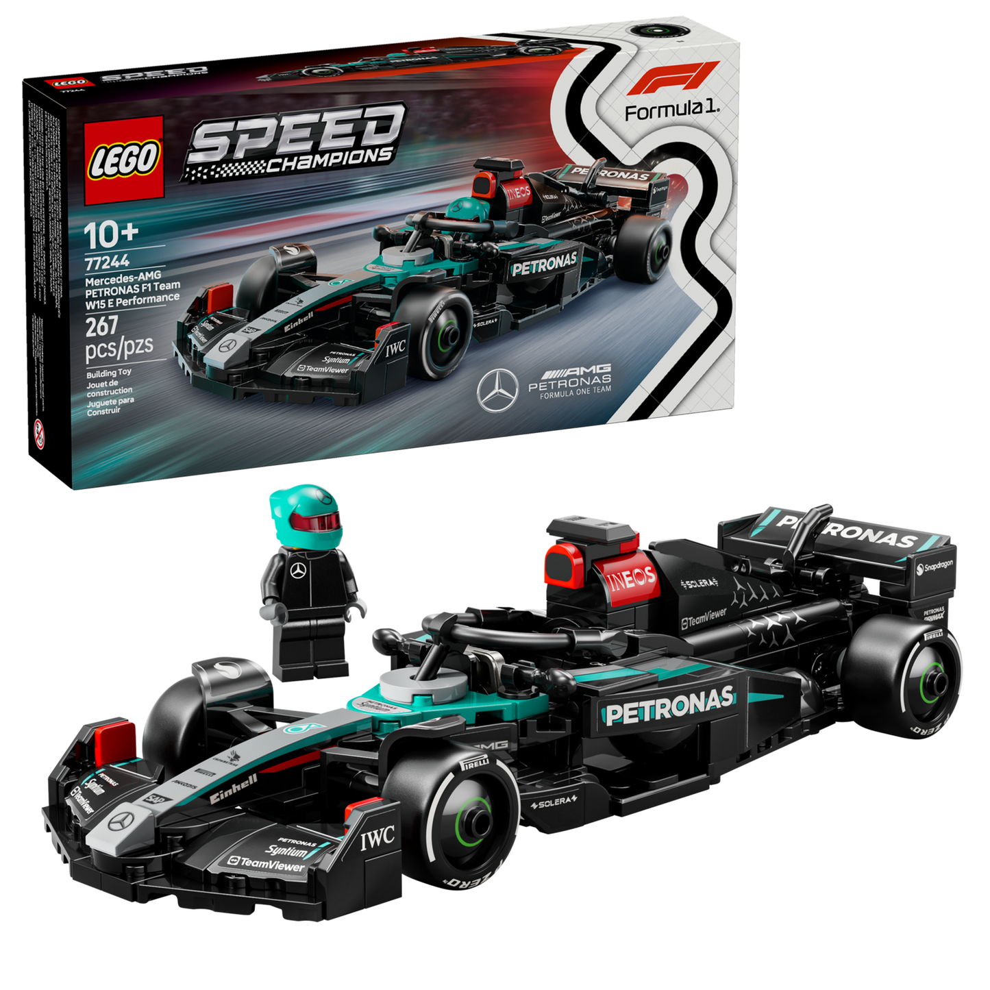 Speed Champions 77244 Mercedes-AMG F1 W15 Rennauto