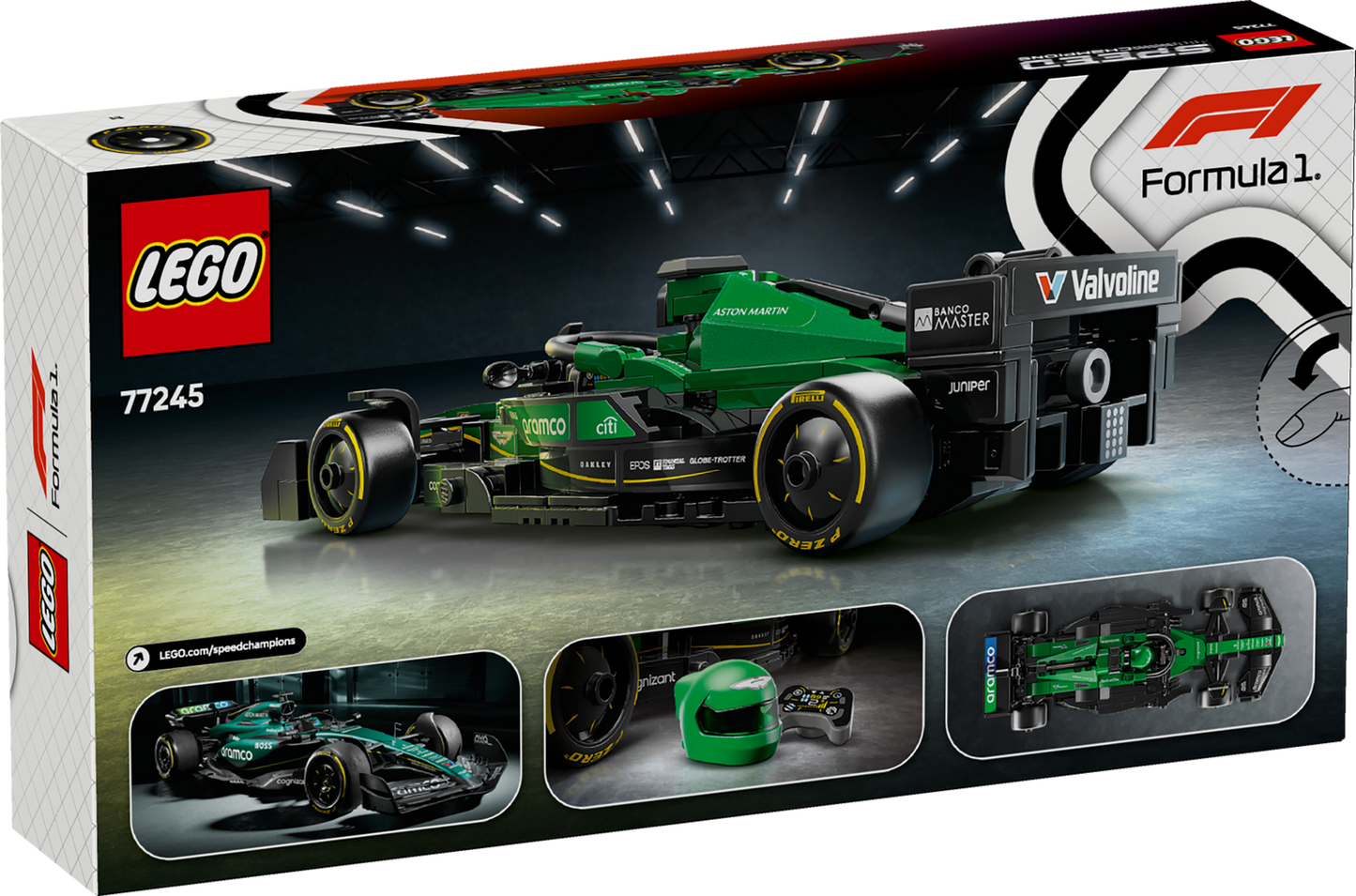 Speed Champions 77245 Aston Martin Aramco F1 AMR24 Rennauto