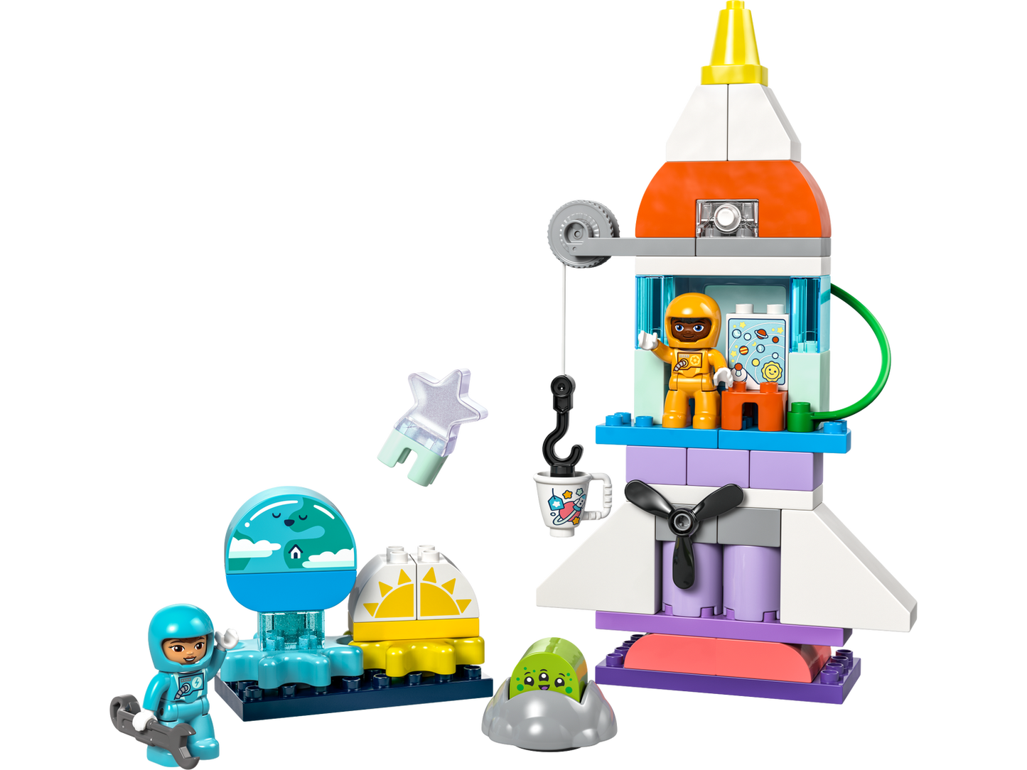 DUPLO 10422 3-in-1-Spaceshuttle für viele Abenteuer