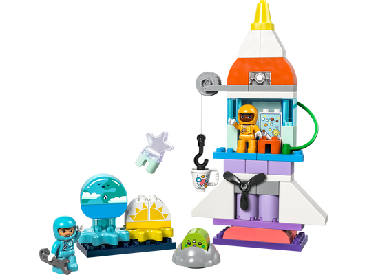 DUPLO 10422 3-in-1-Spaceshuttle für viele Abenteuer