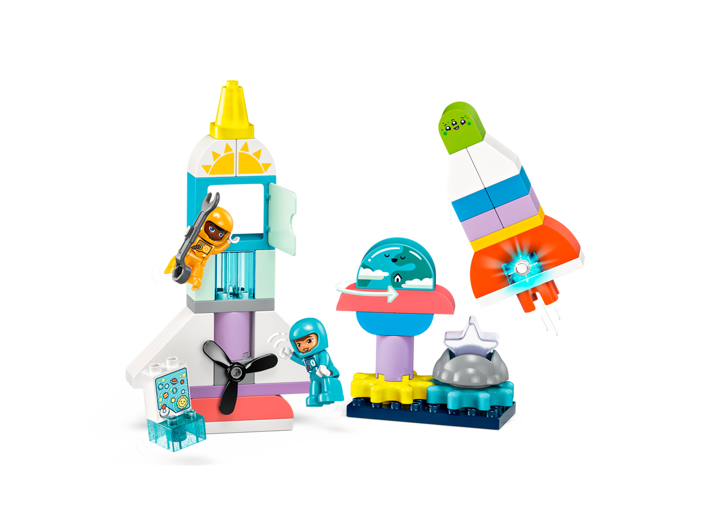 DUPLO 10422 3-in-1-Spaceshuttle für viele Abenteuer
