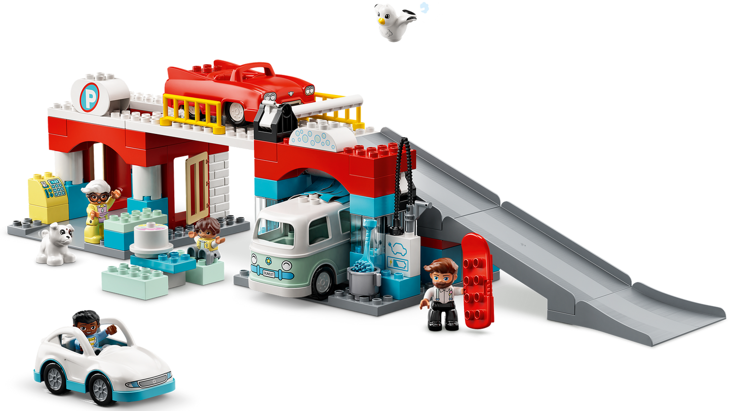 DUPLO 10948 Parkhaus mit Autowaschanlage