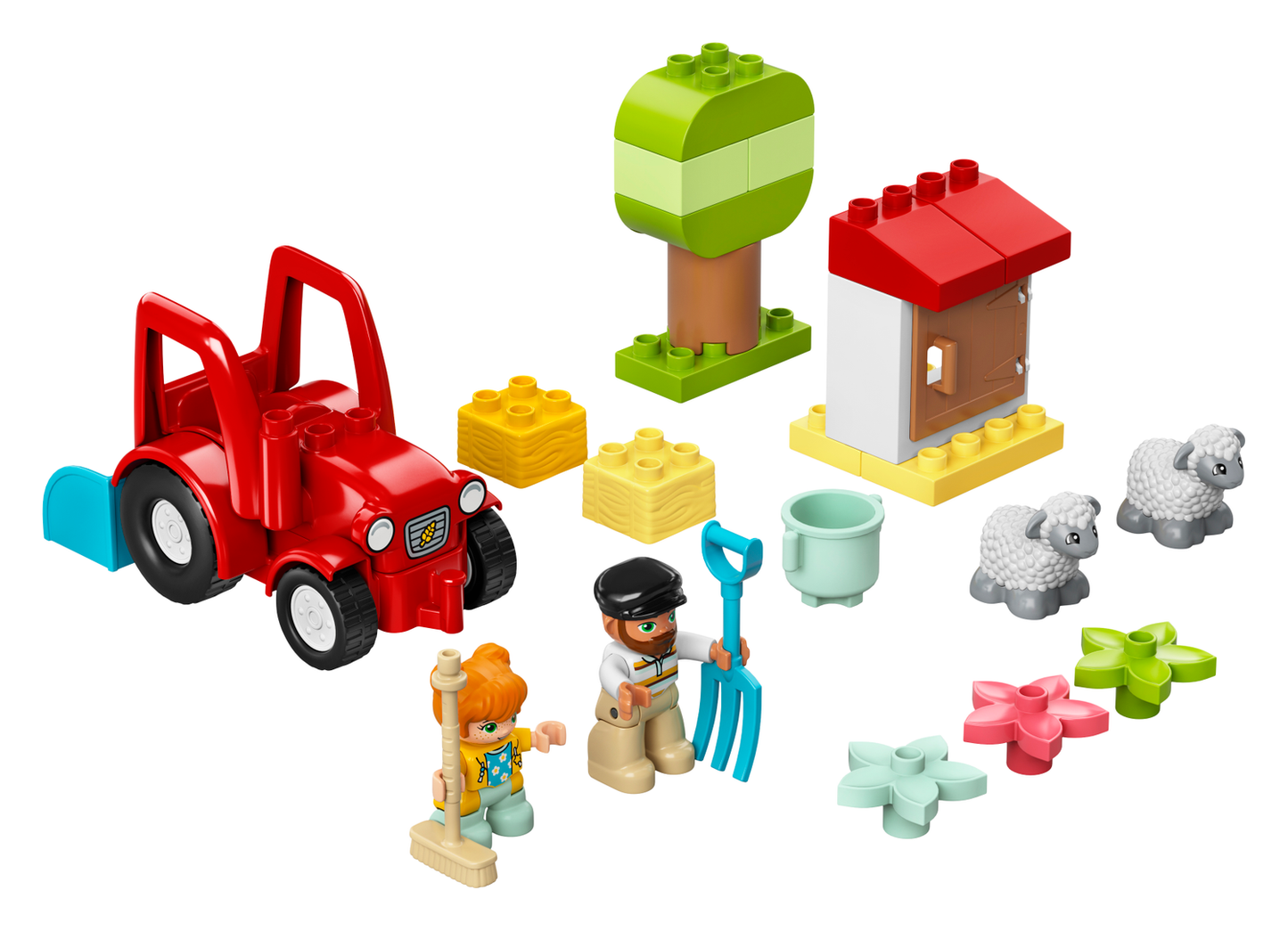 DUPLO 10950 Traktor und Tierpflege
