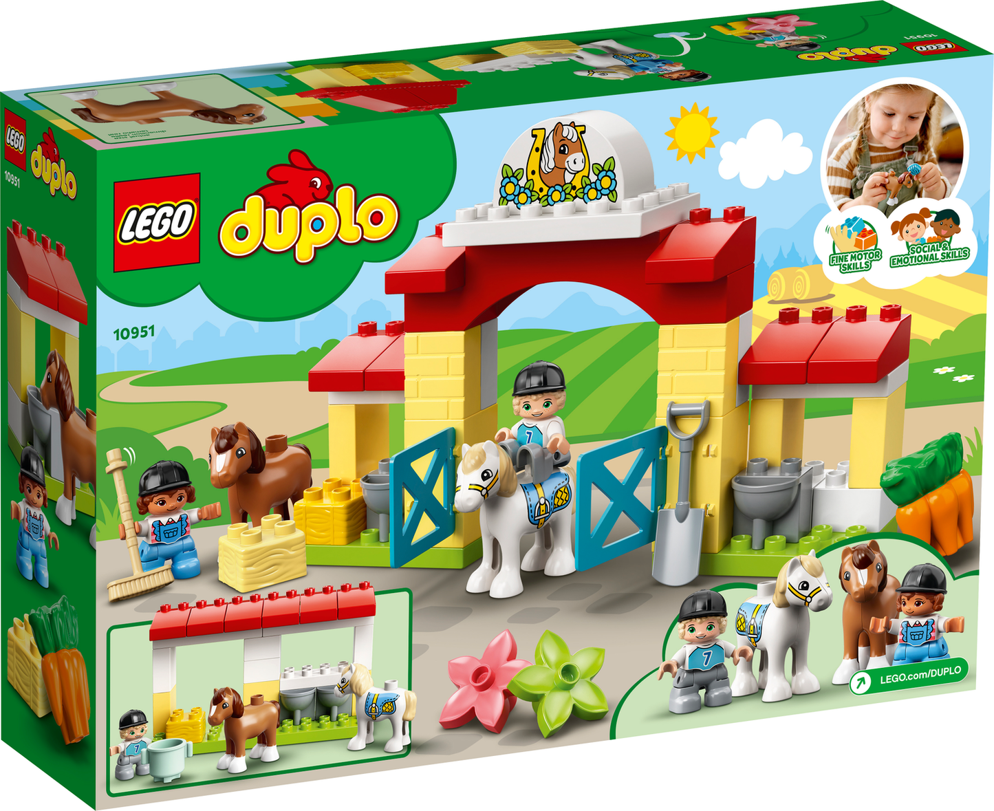 DUPLO 10951 Pferdestall und Ponypflege
