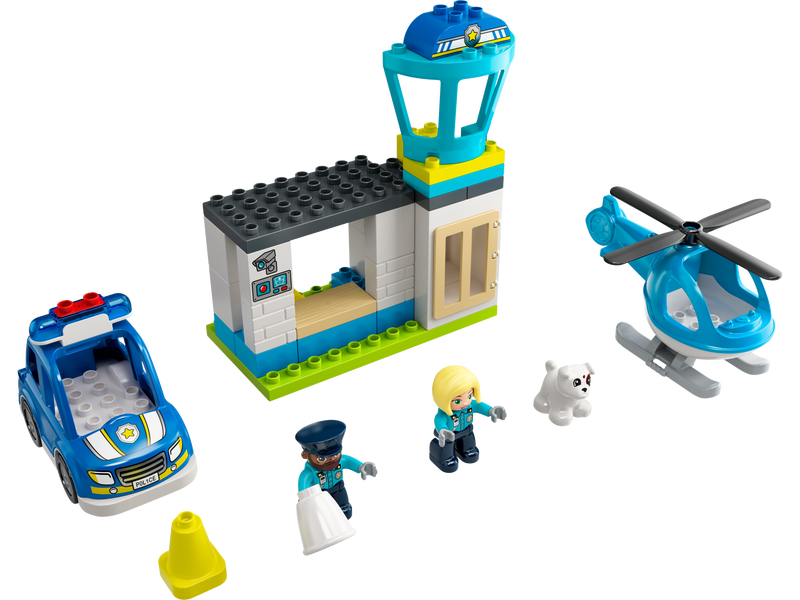 DUPLO 10959 Polizeistation mit Hubschrauber