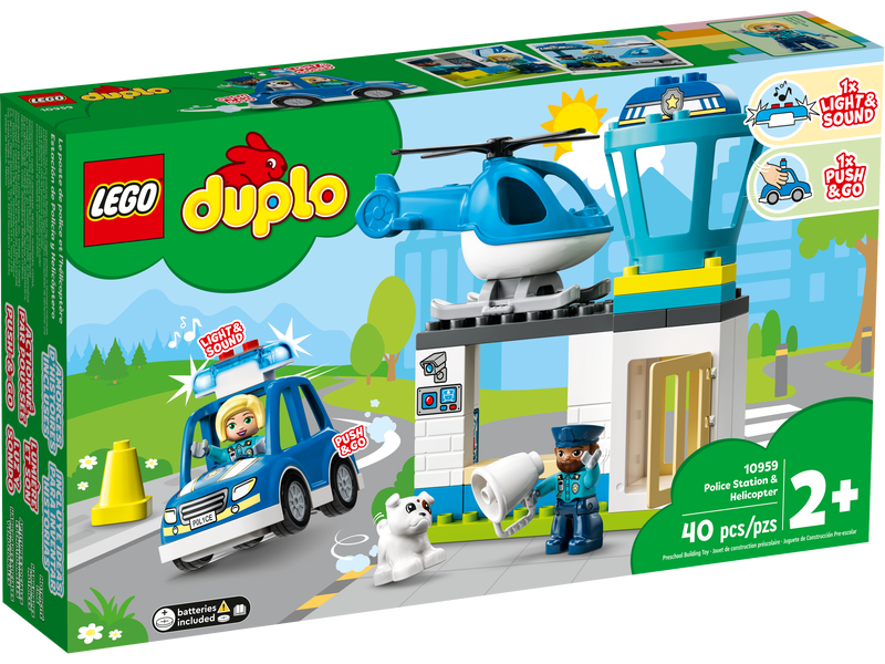 DUPLO 10959 Polizeistation mit Hubschrauber