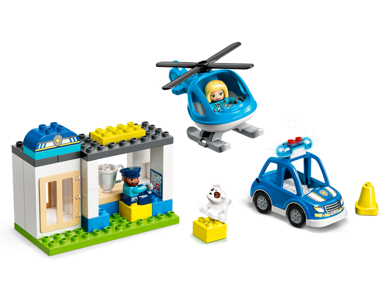 DUPLO 10959 Polizeistation mit Hubschrauber