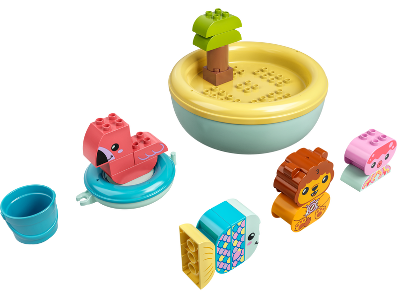 DUPLO 10966 Badewannenspaß: Schwimmende Tierinsel