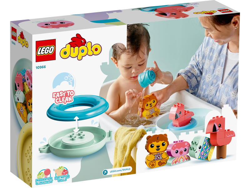 DUPLO 10966 Badewannenspaß: Schwimmende Tierinsel