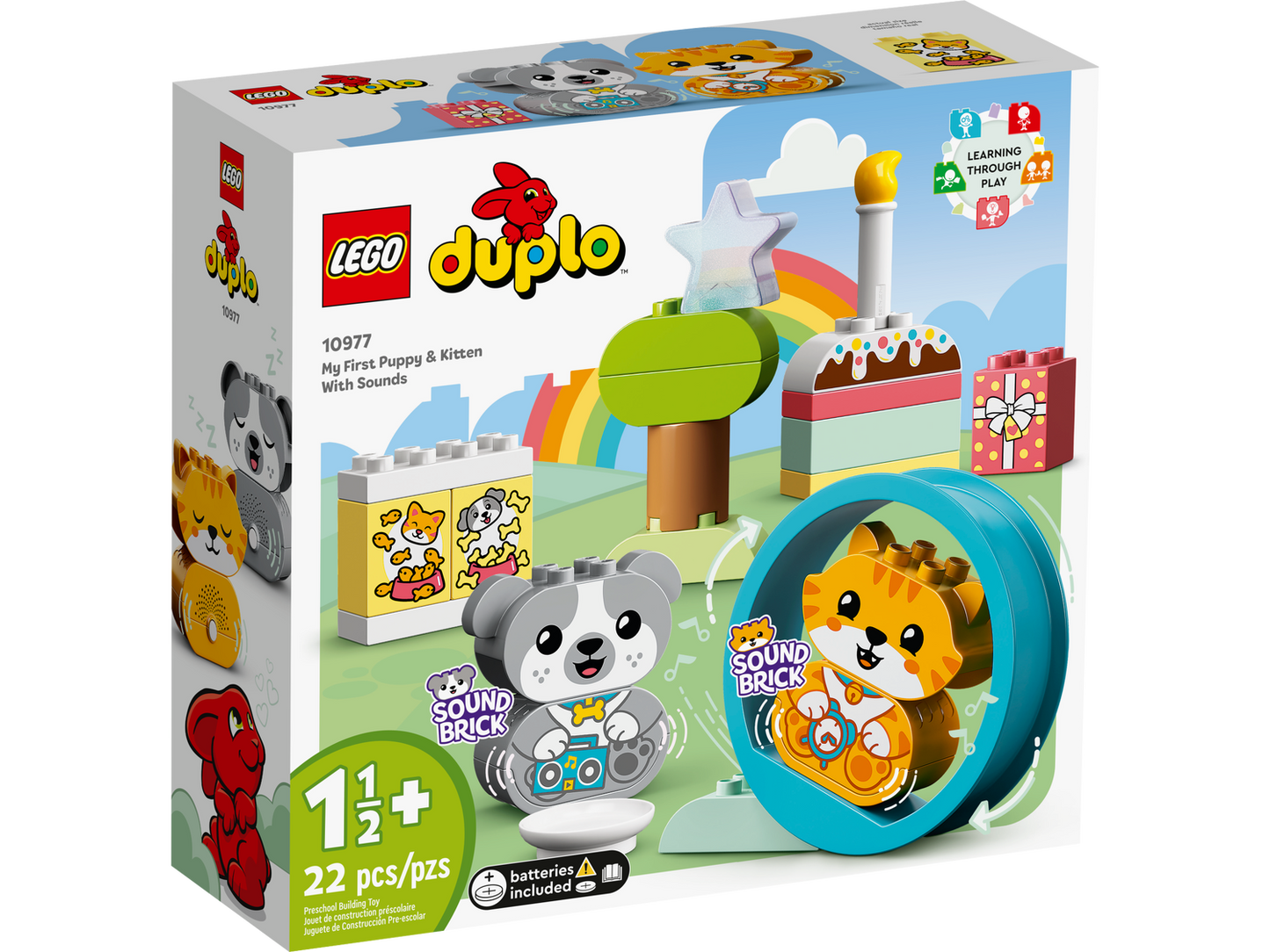 DUPLO 10977 Mein erstes Hündchen & Kätzchen mit Ton