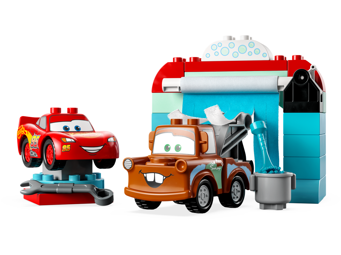 Disney 10996 Lightning McQueen und Mater in der Waschanlage