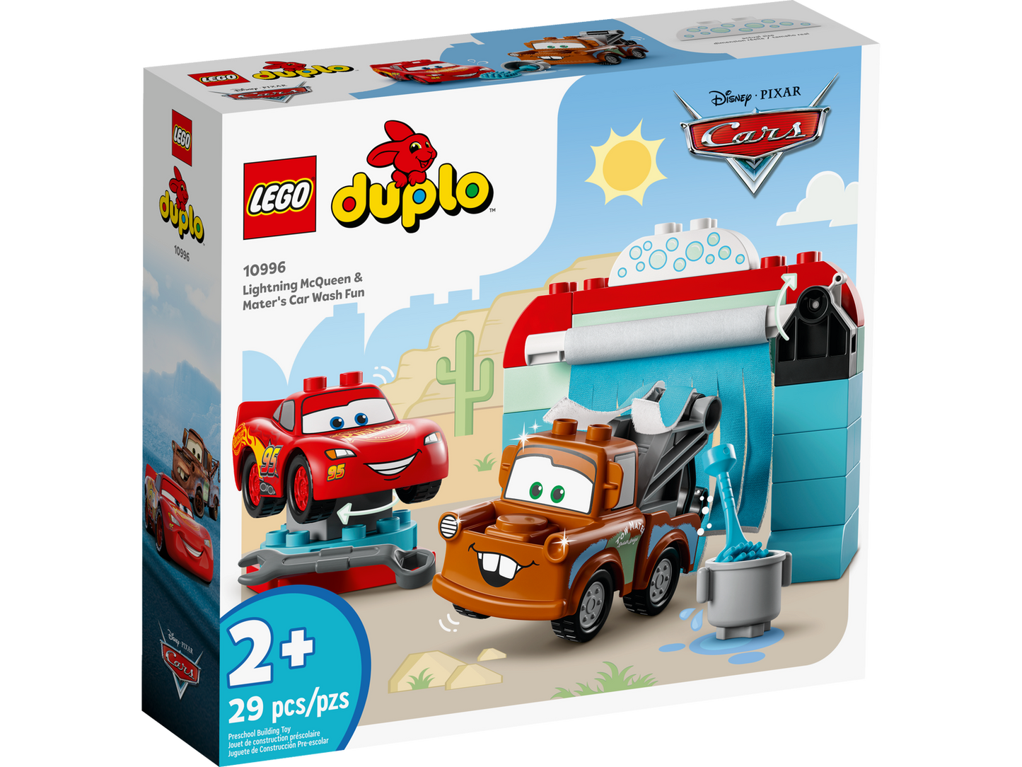 Disney 10996 Lightning McQueen und Mater in der Waschanlage