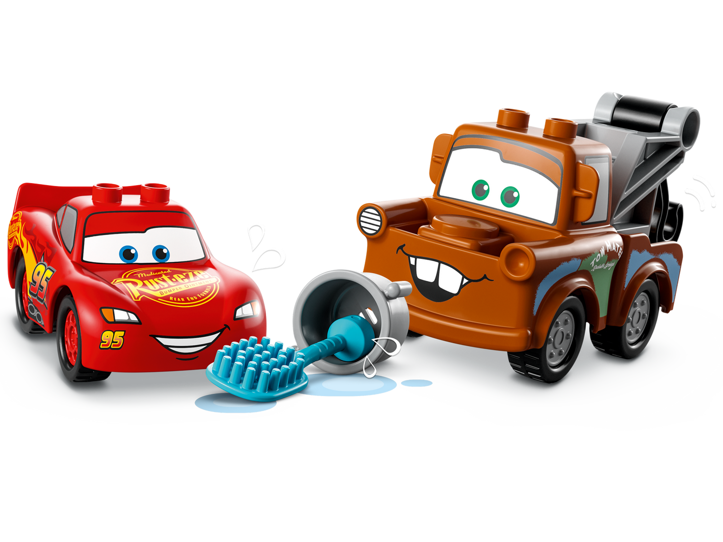 Disney 10996 Lightning McQueen und Mater in der Waschanlage