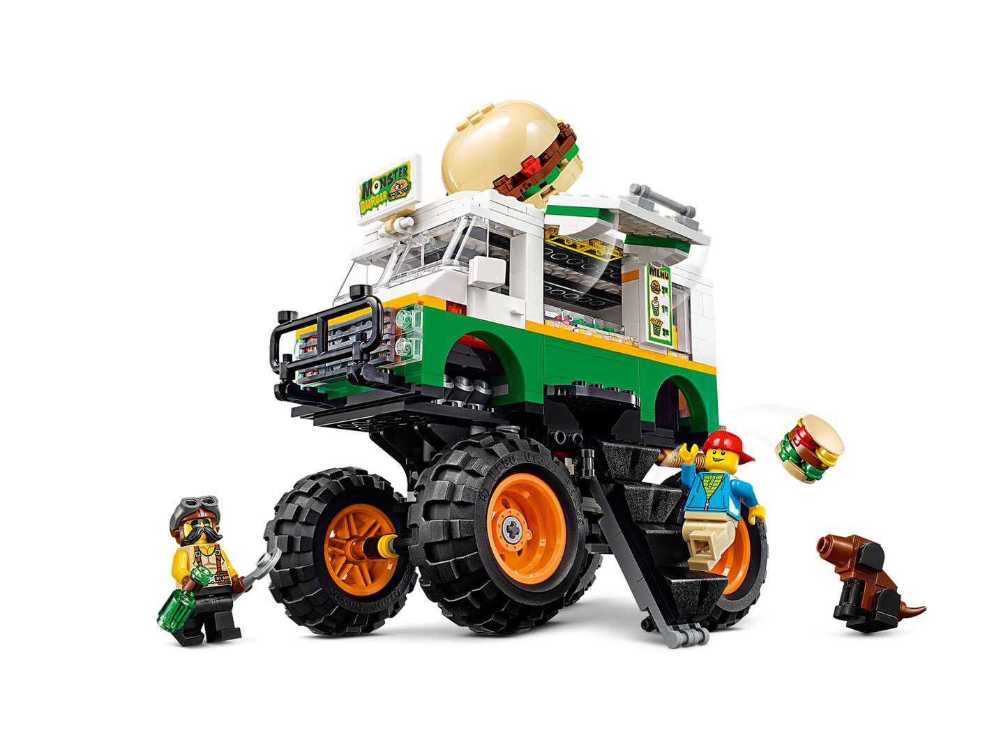 Creator 3-in-1-Sets 31104 Burger-Monster-Truck