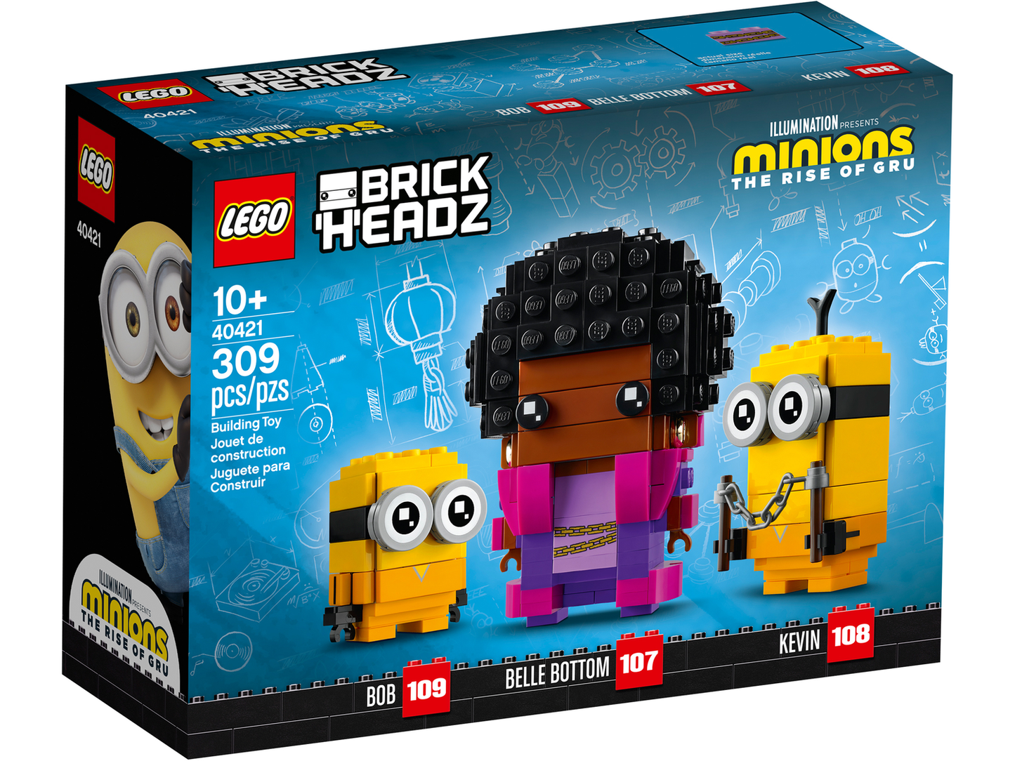 BrickHeadz 40421 Belle Bottom, Kevin & Bob