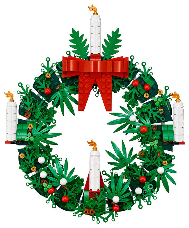 Seasonal 40426 Türkranz/ Adventskranz 2in1