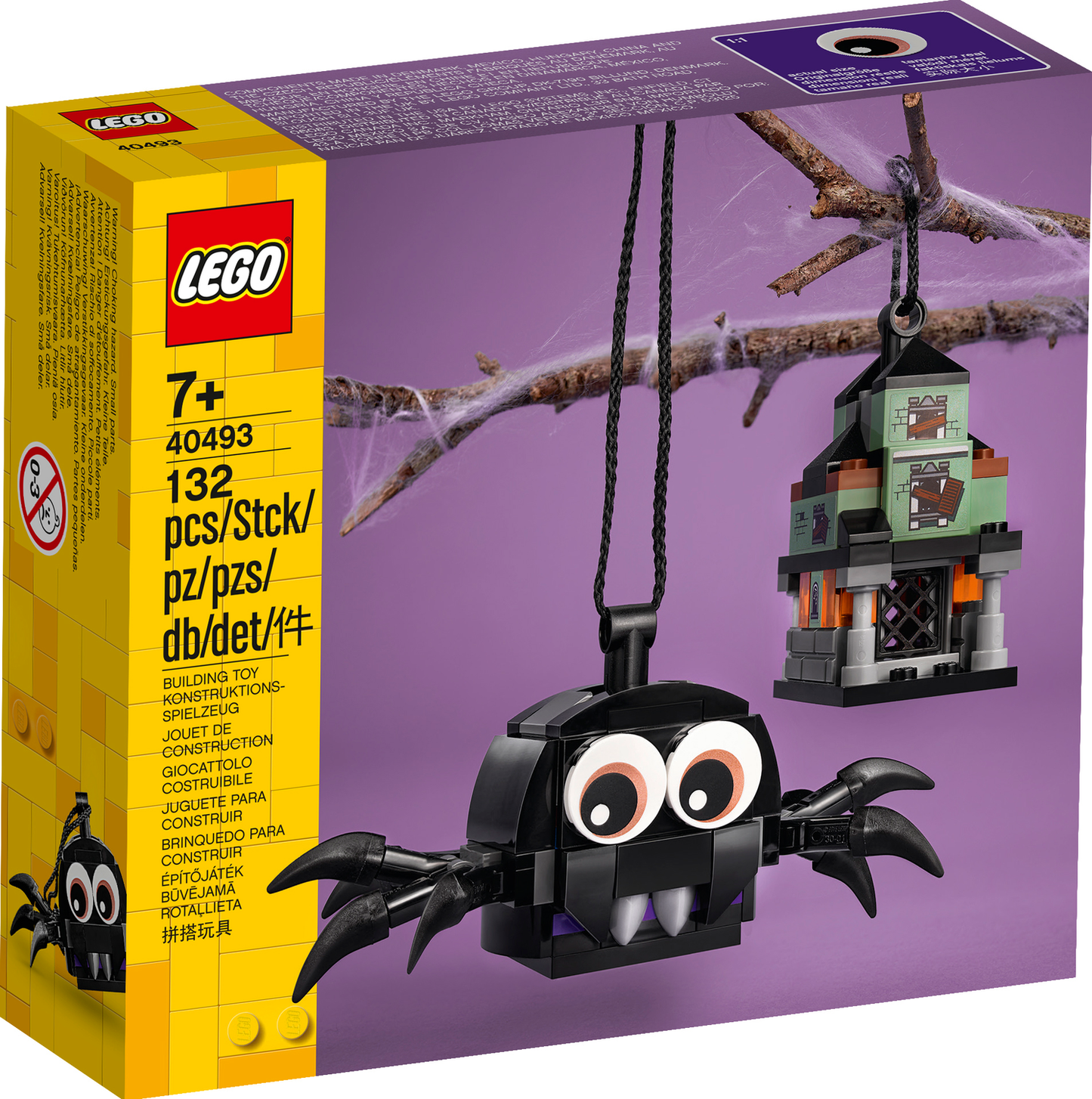 Sonstiges 40493 Spinne und Geisterhaus