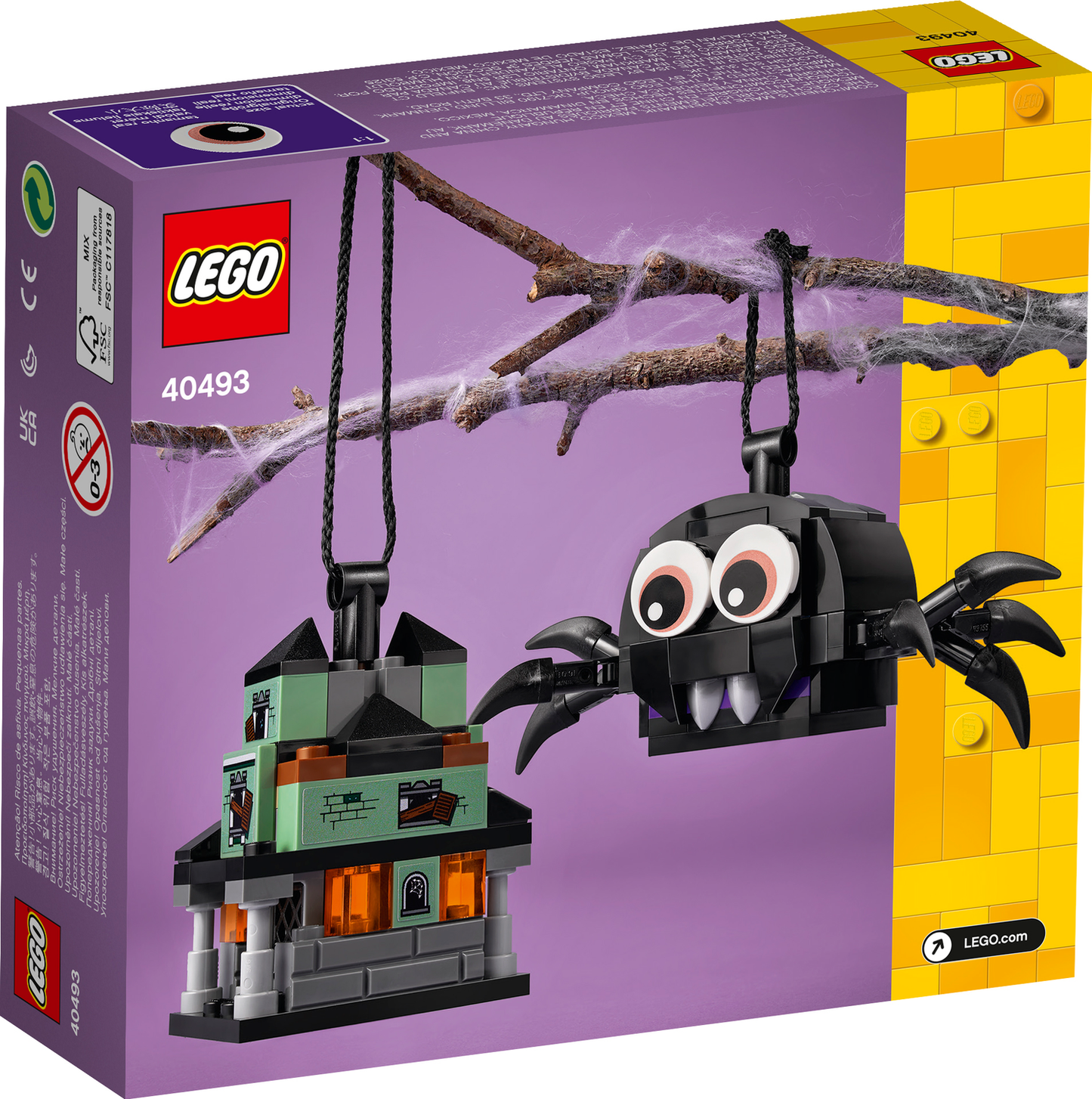 Sonstiges 40493 Spinne und Geisterhaus