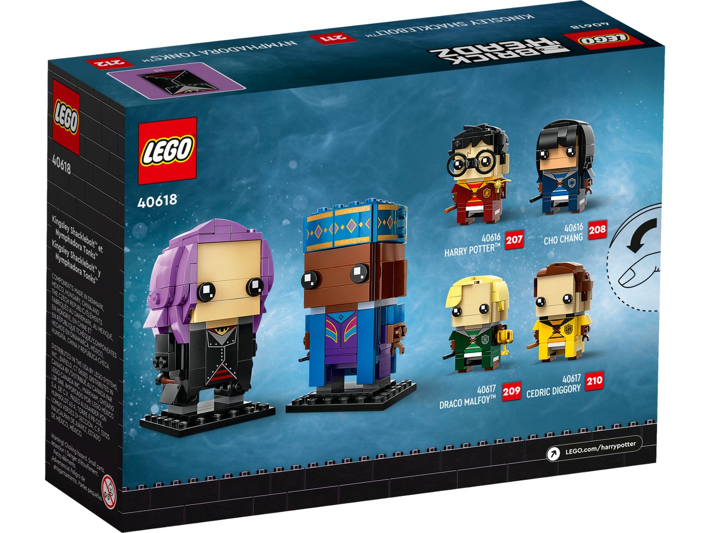 BrickHeadz 40618 Kingsley Shacklebolt & Nymphadora Tonks