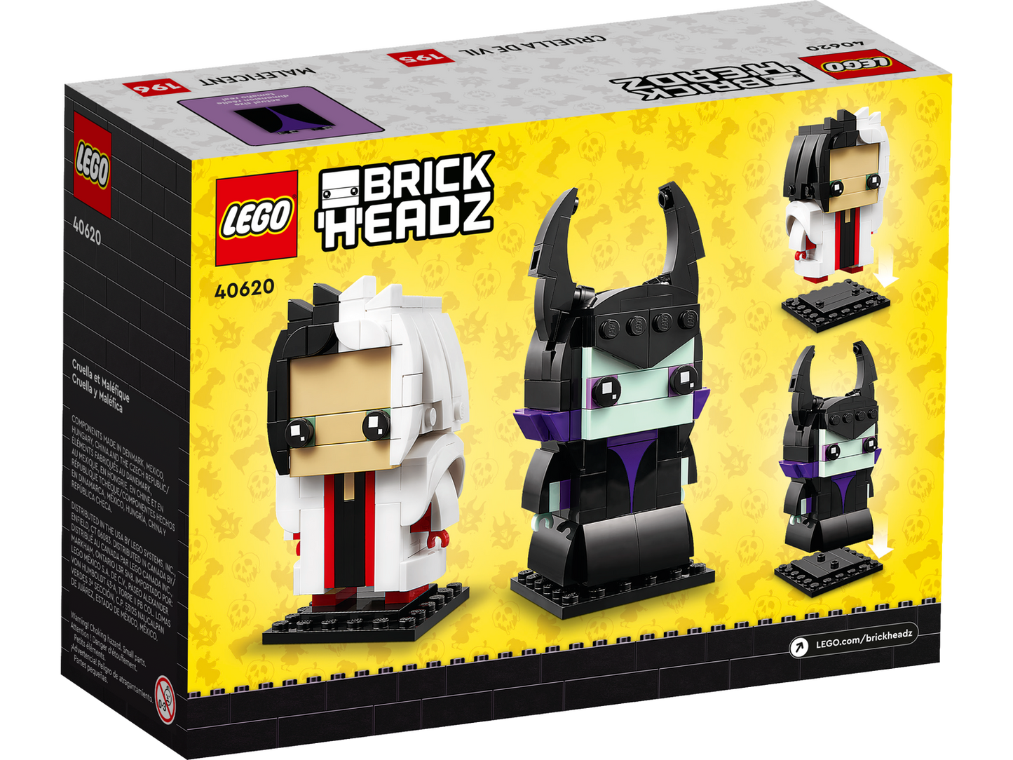 BrickHeadz 40620 Cruella und Maleficent