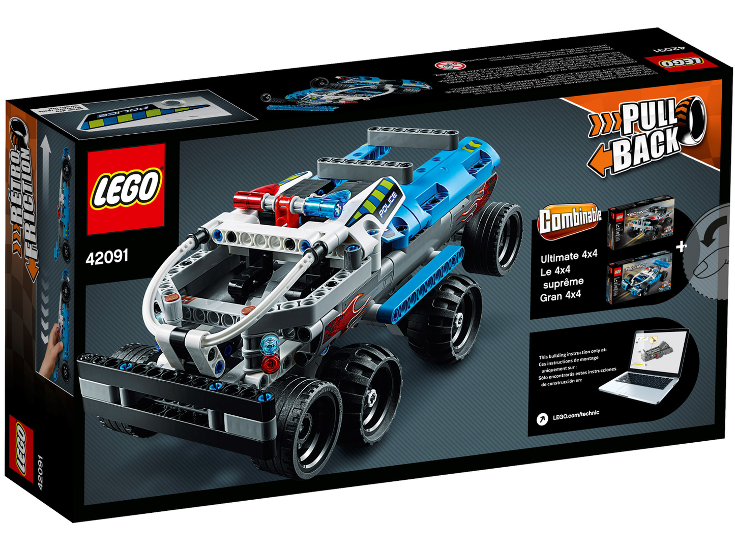 Technic 42091 Polizei-Verfolgungsjagd