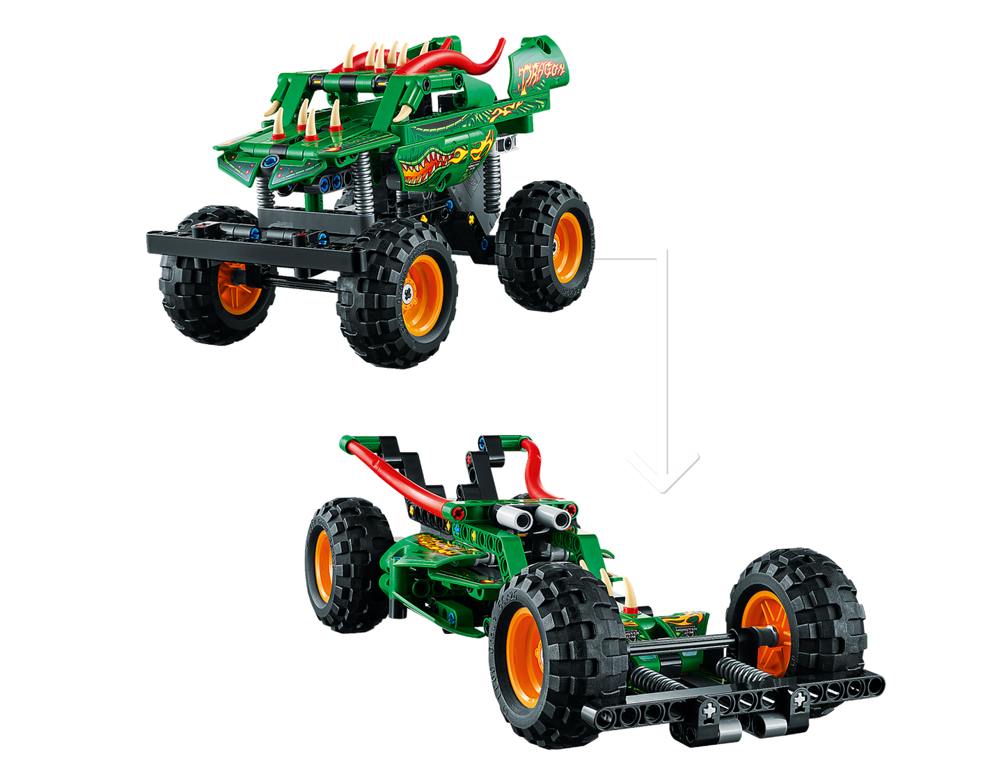 Technic 42149 Monster Jam Dragon