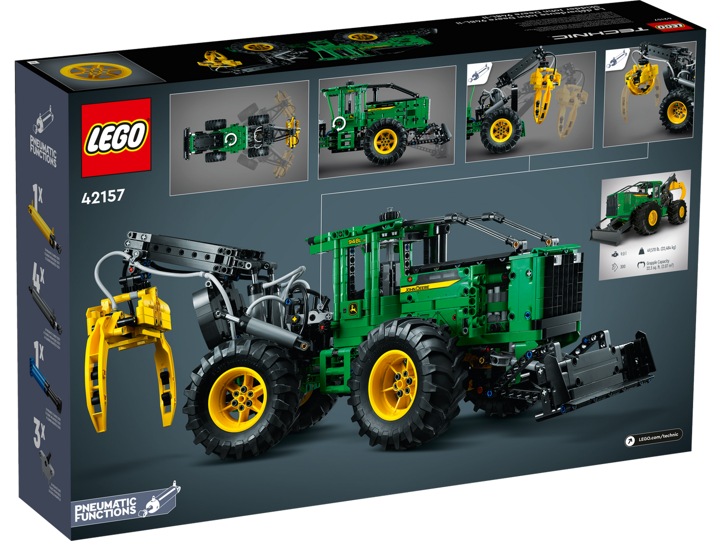 Technic 42157 John Deere 948L-II Skidder