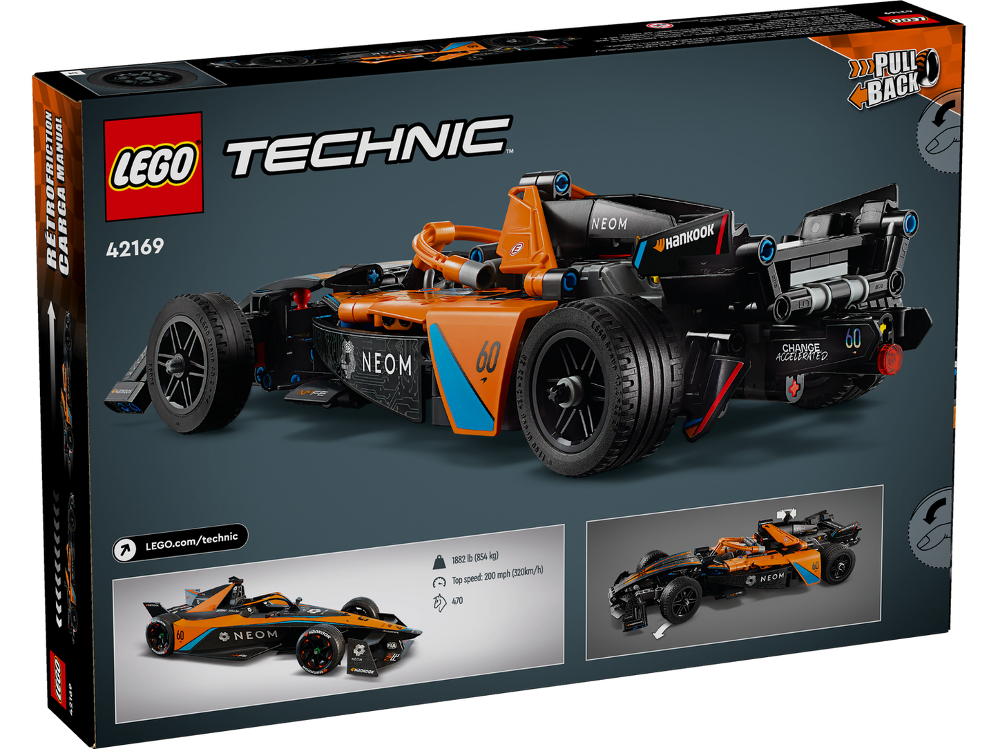 Technic 42169 NEOM McLaren Formula E Race Car