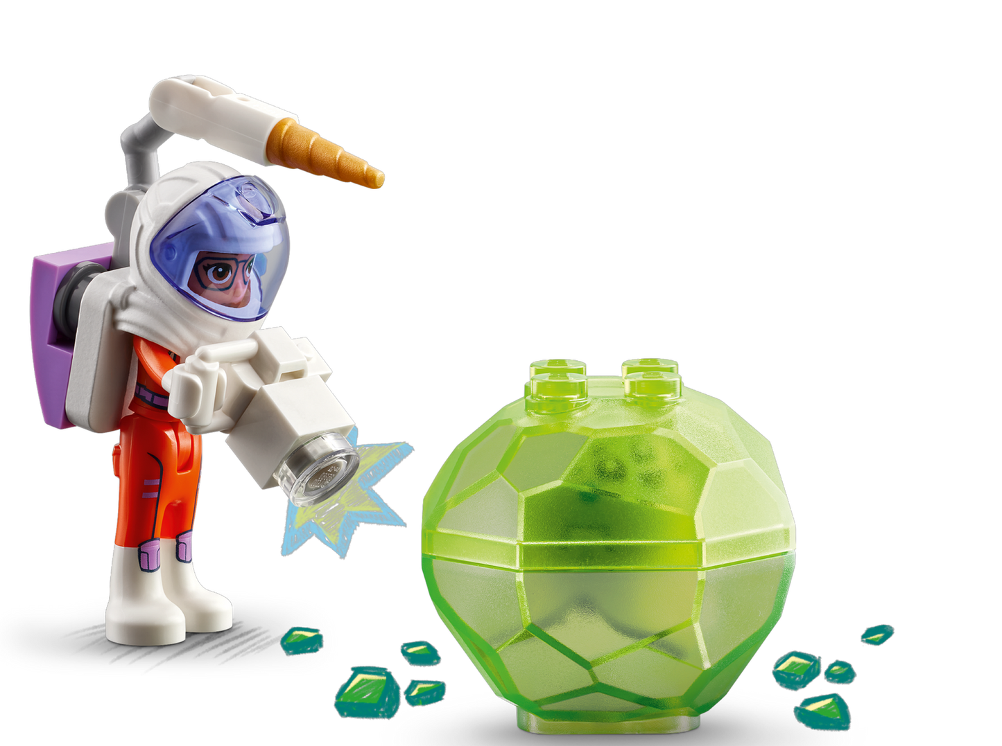 Friends 42605 Mars-Raumbasis mit Rakete