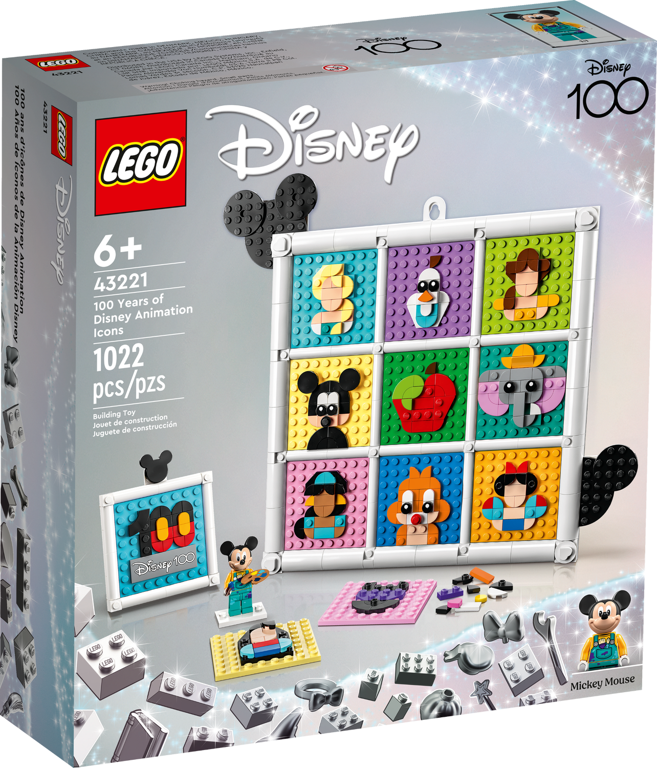 Disney 43221 100 Jahre Disney Zeichentrickikonen