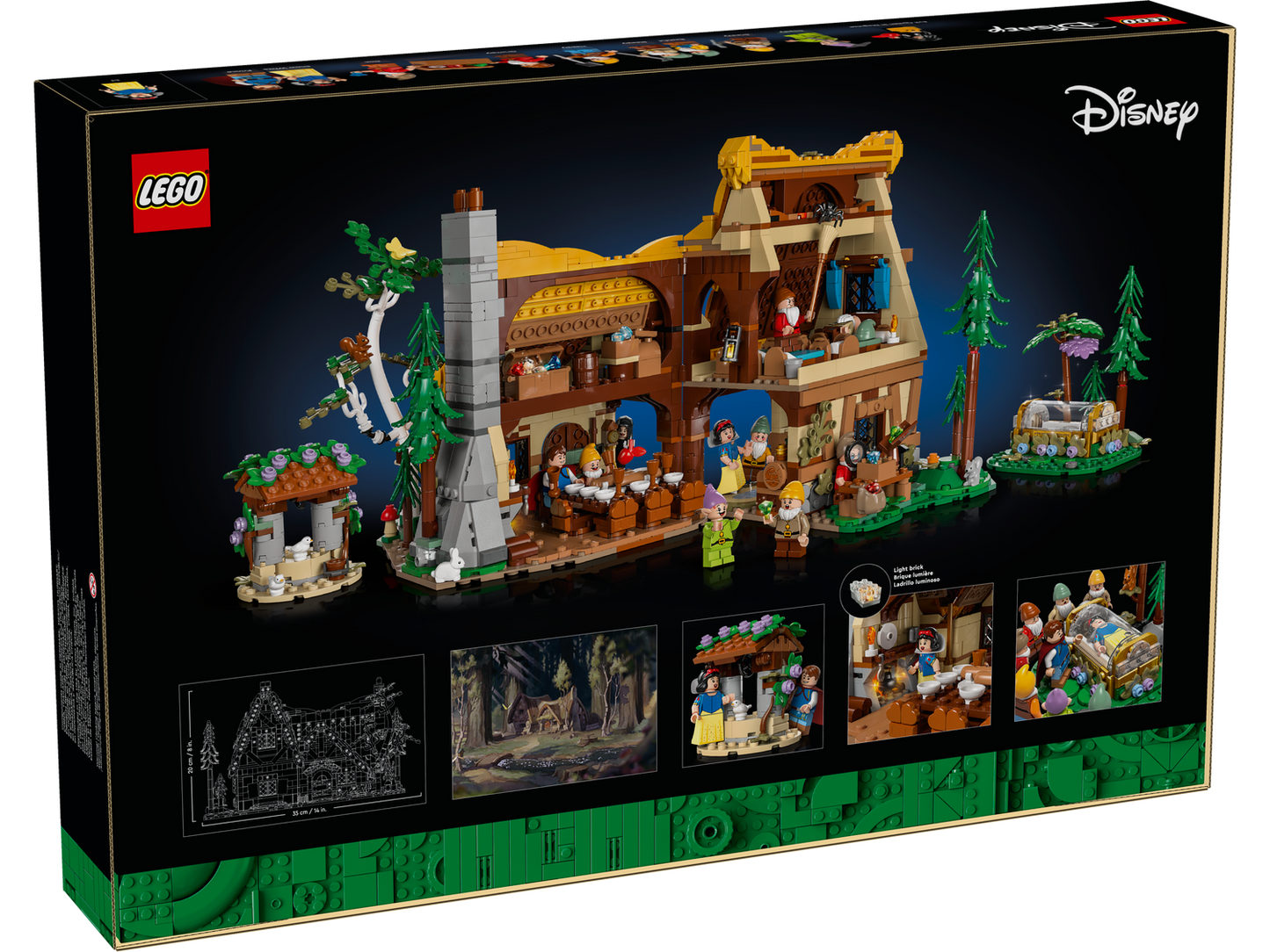 Disney 43242 Die Hütte von Schneewittchen und den sieben Zwergen