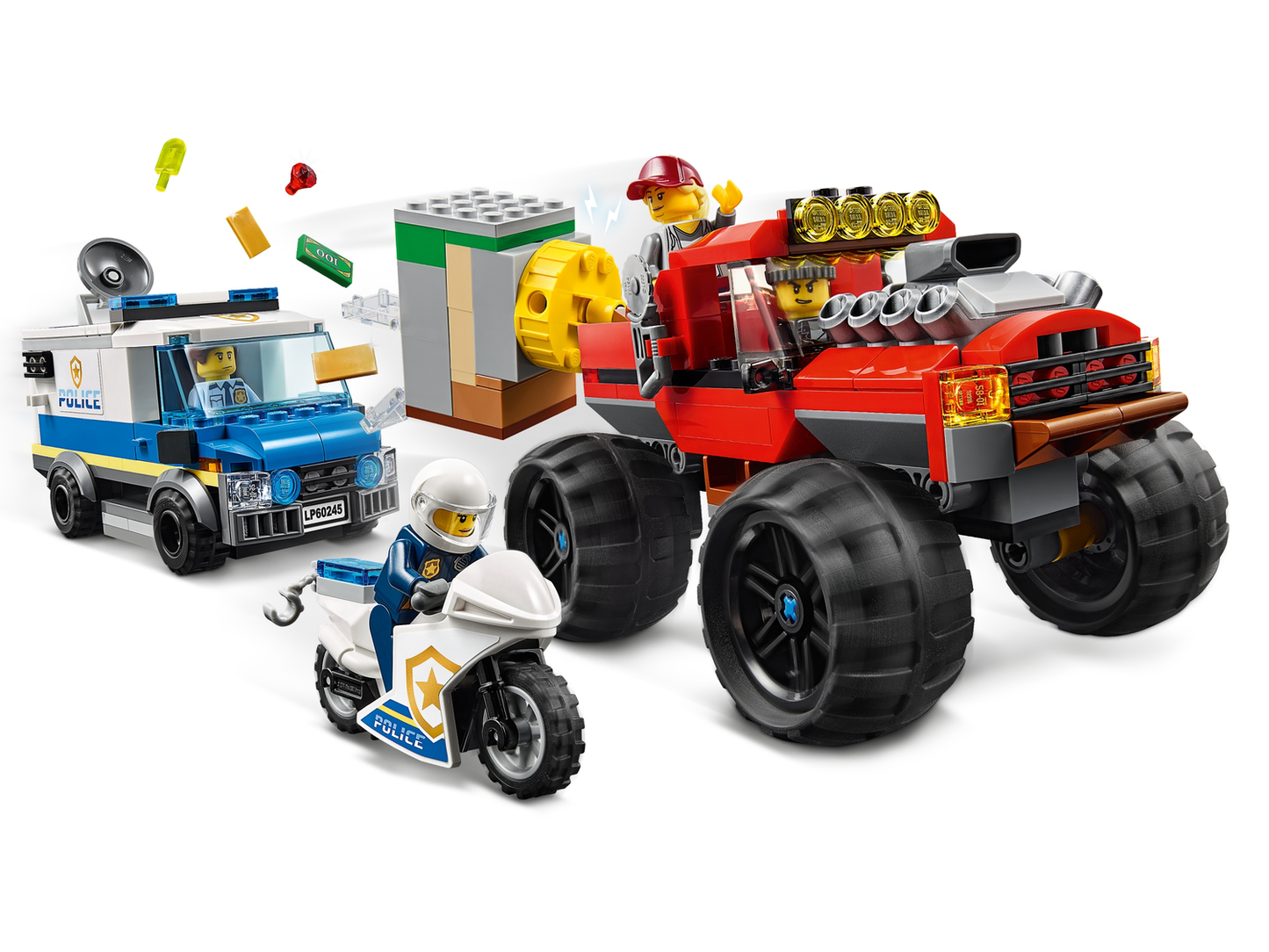 City 60245 Raubüberfall mit dem Monster-Truck