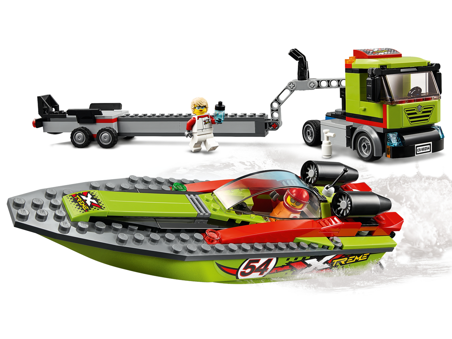 City 60254 Rennboot-Transporter