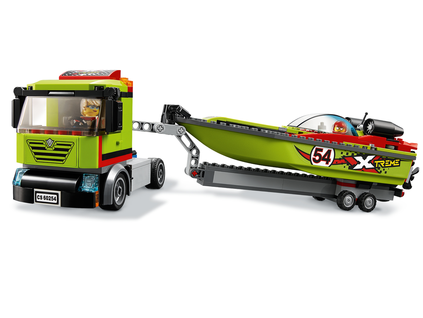 City 60254 Rennboot-Transporter