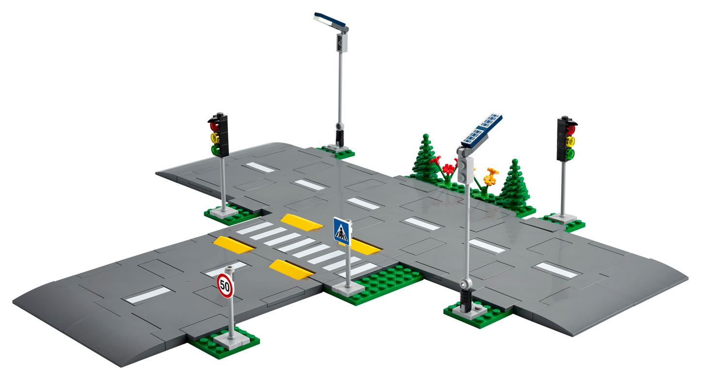 City 60304 Straßenkreuzung mit Ampeln