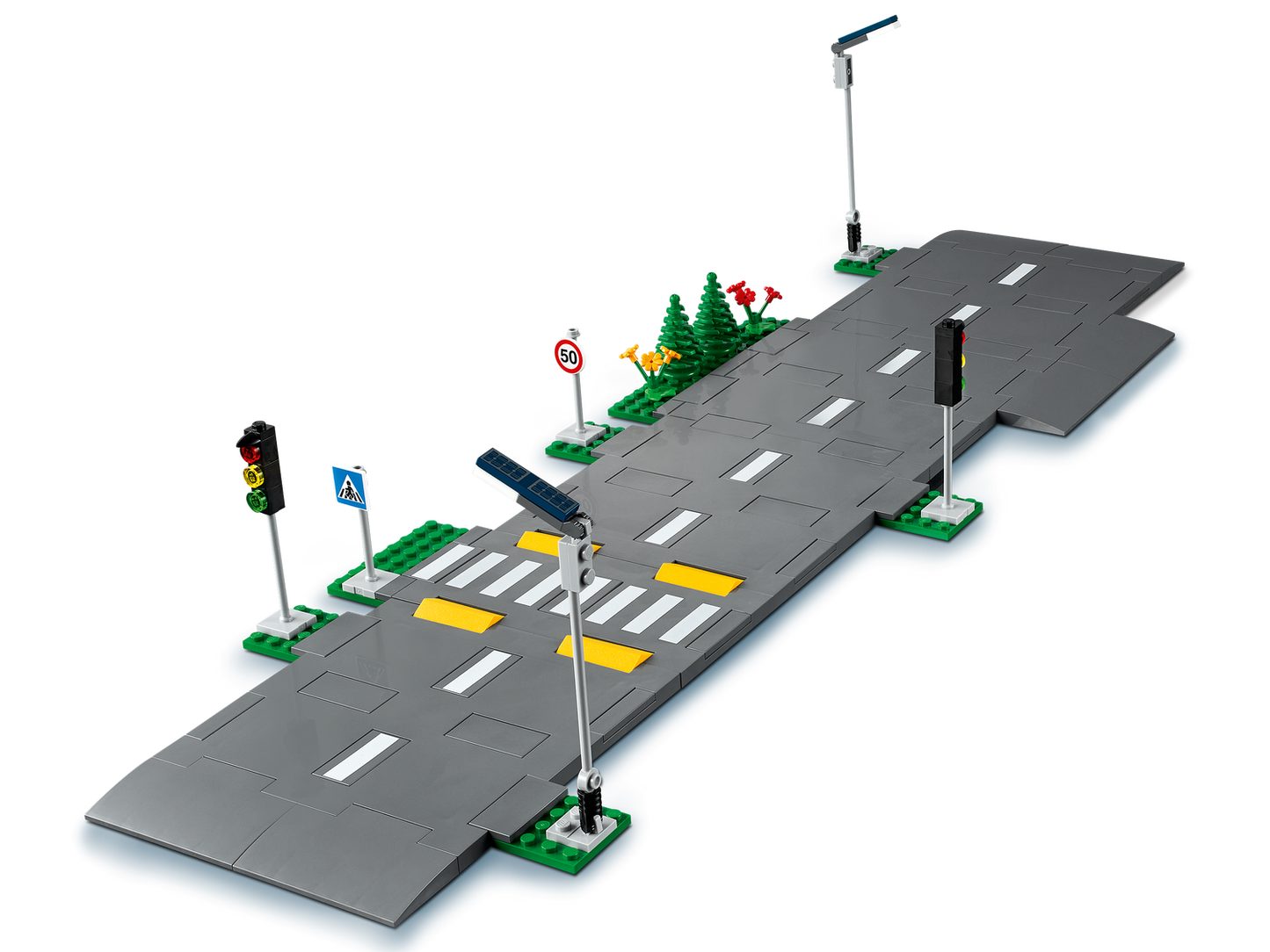 City 60304 Straßenkreuzung mit Ampeln