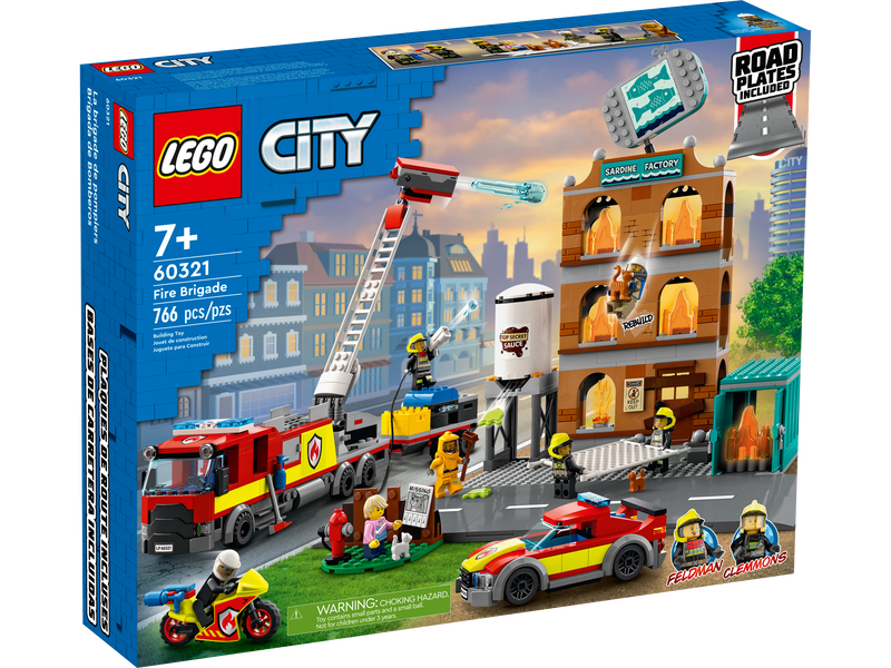 City 60321 Feuerwehreinsatz mit Löschtruppe