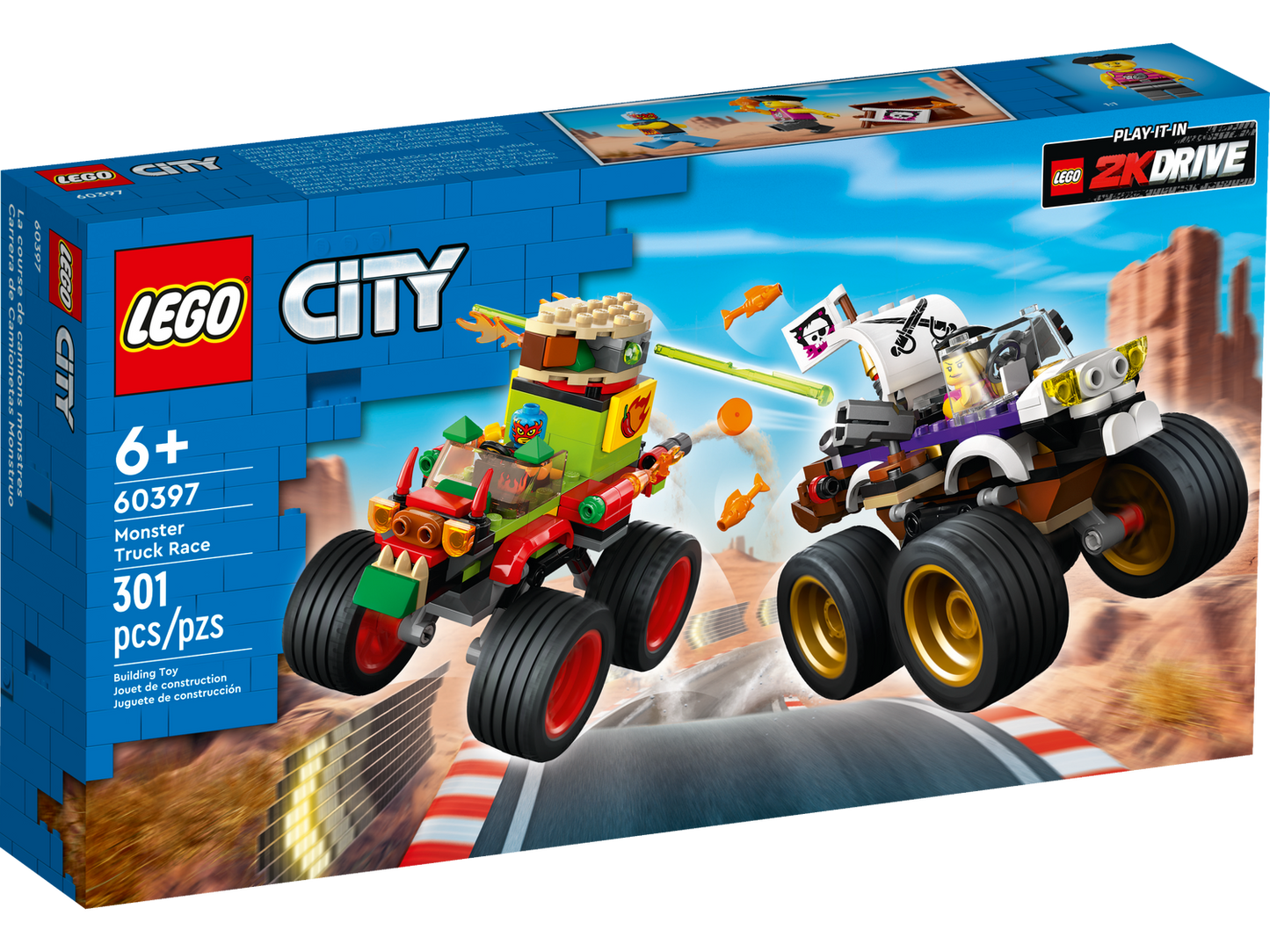 City 60397 Monstertruck Kombiset