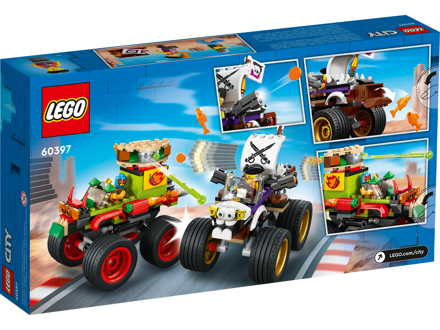 City 60397 Monstertruck Kombiset