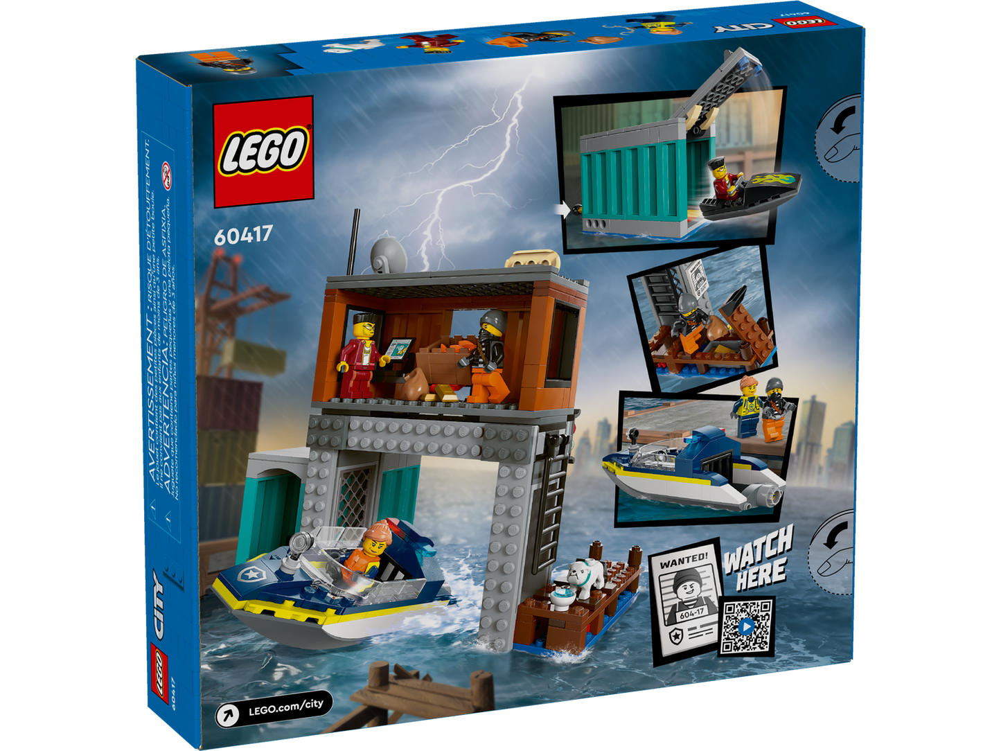 City 60417 Polizeischnellboot und Ganovenversteck