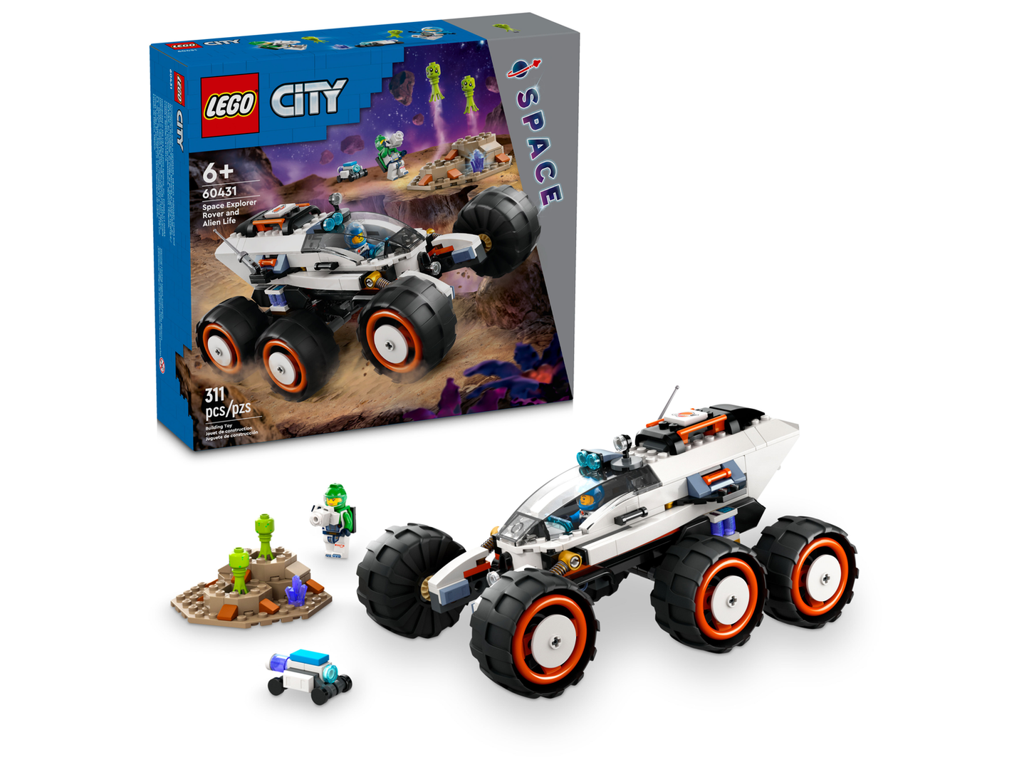 City 60431 Weltraum-Rover mit Außerirdischen