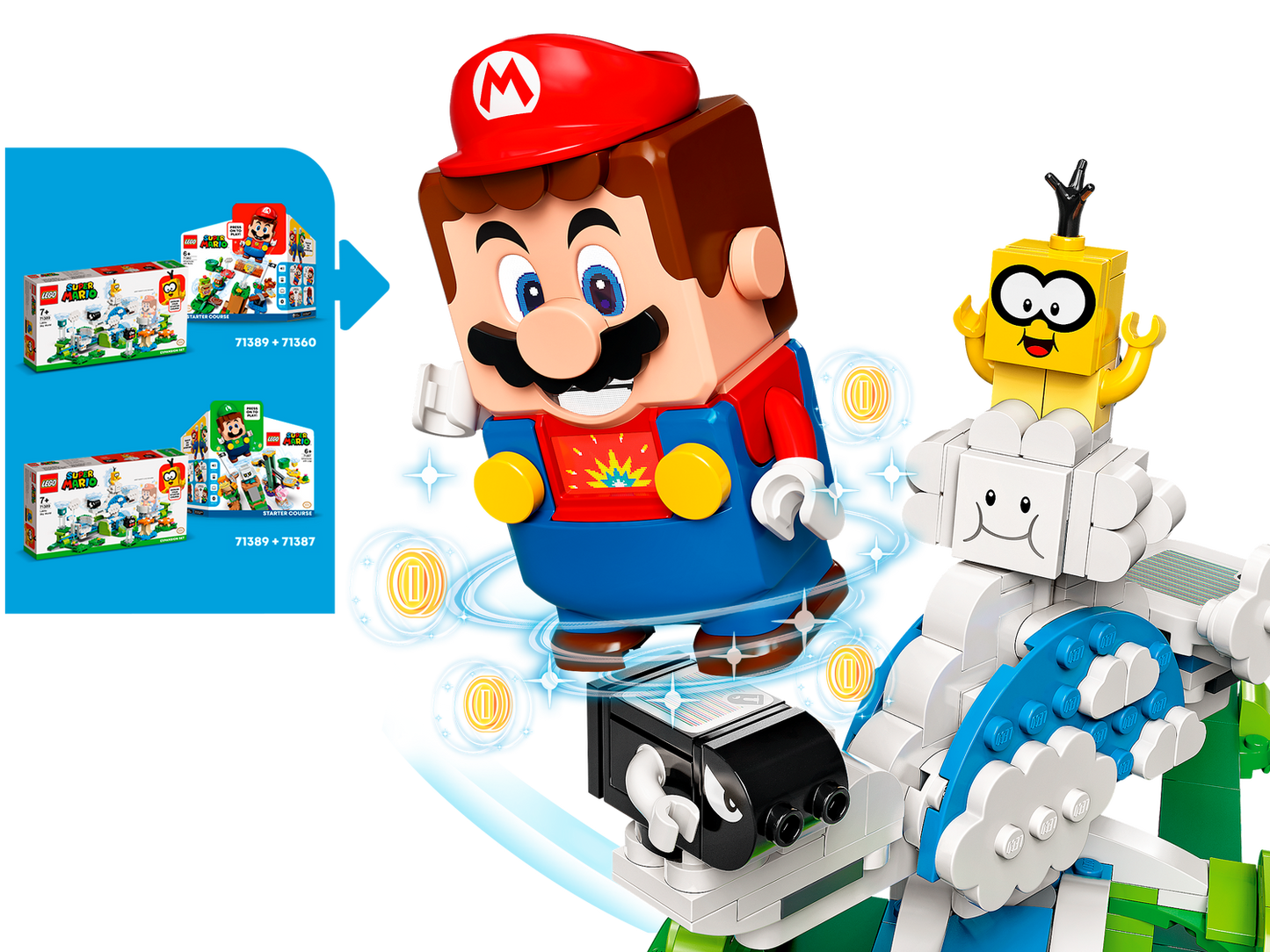 Super Mario 71389 Lakitus Wolkenwelt Erweiterungsset