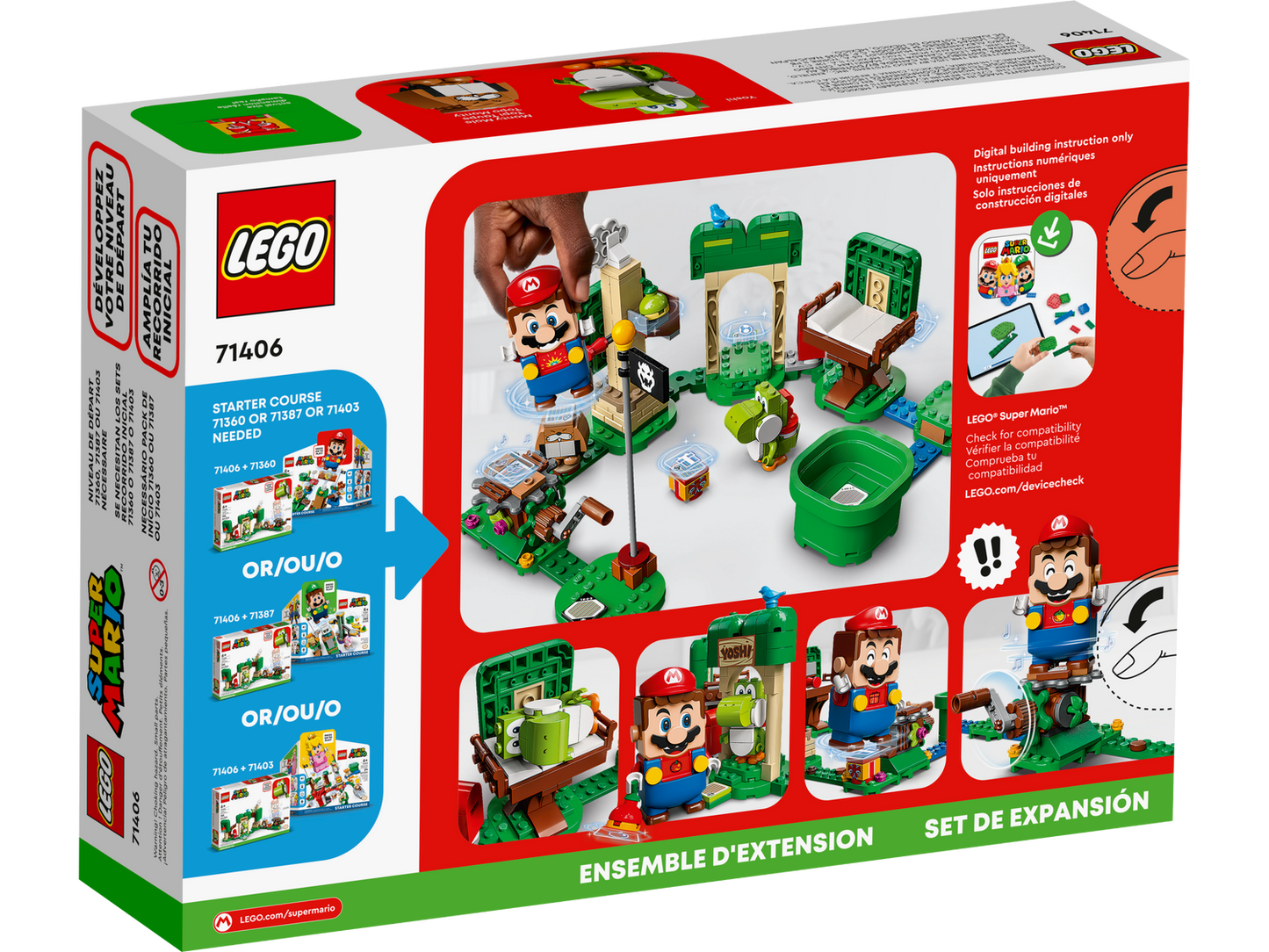 Super Mario 71406 Yoshis Geschenkhaus Erweiterungsset