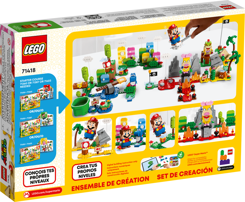 Super Mario 71418 Kreativbox – Leveldesigner-Set