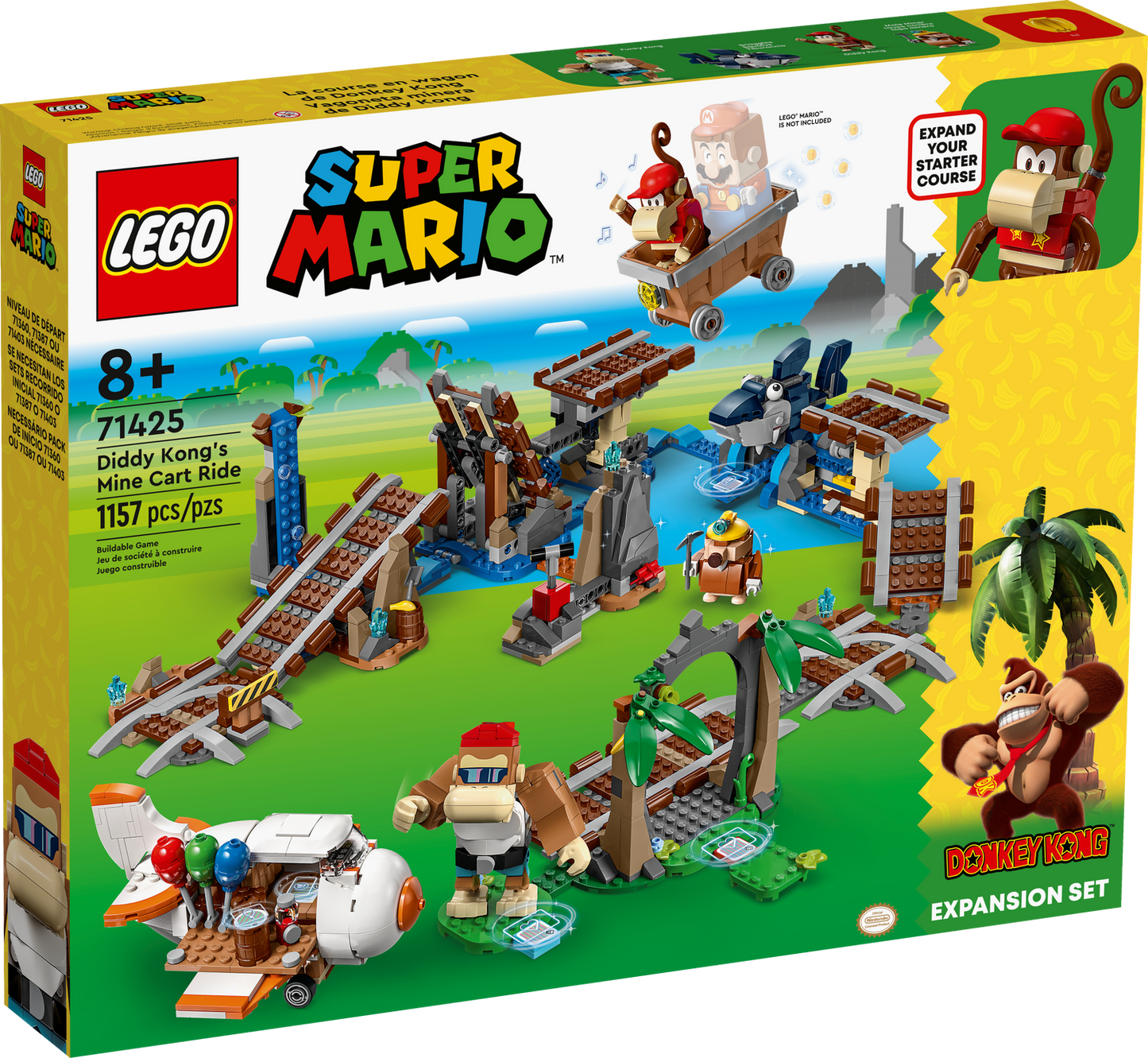 Super Mario 71425 Diddy Kongs Lorenritt Erweiterungsset