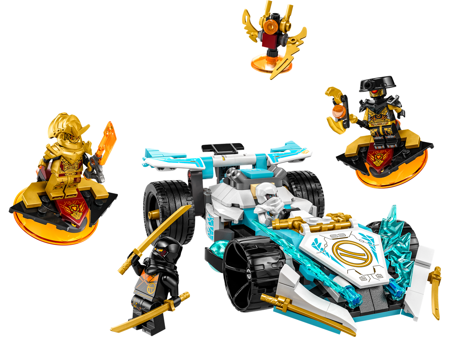 NINJAGO 71791 Zanes Drachenpower-Spinjitzu-Rennwagen