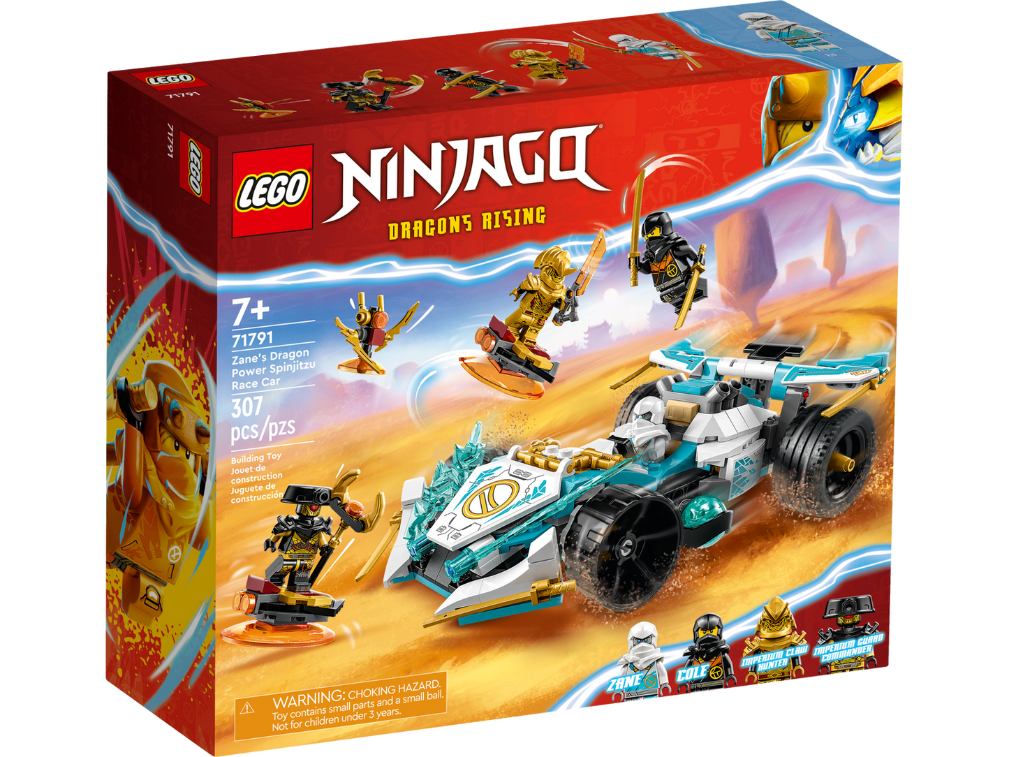 NINJAGO 71791 Zanes Drachenpower-Spinjitzu-Rennwagen