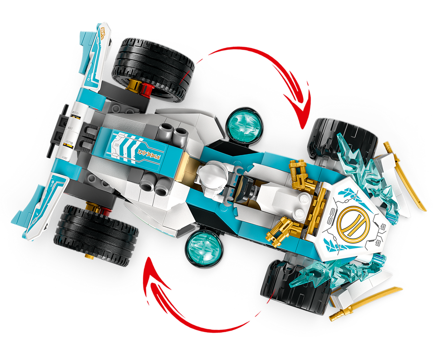 NINJAGO 71791 Zanes Drachenpower-Spinjitzu-Rennwagen